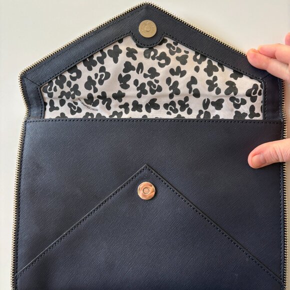 Rebecca Minkoff Zippered Clutch in Navy - Picture 4 of 5